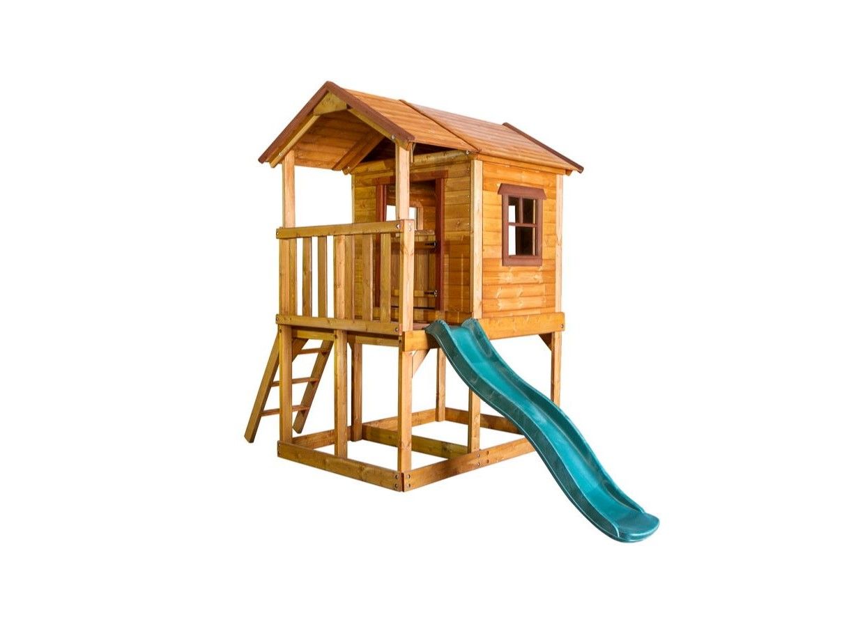 Детский домик из дерева Babygarden BG-PKG-CH02 вид сбоку 2 