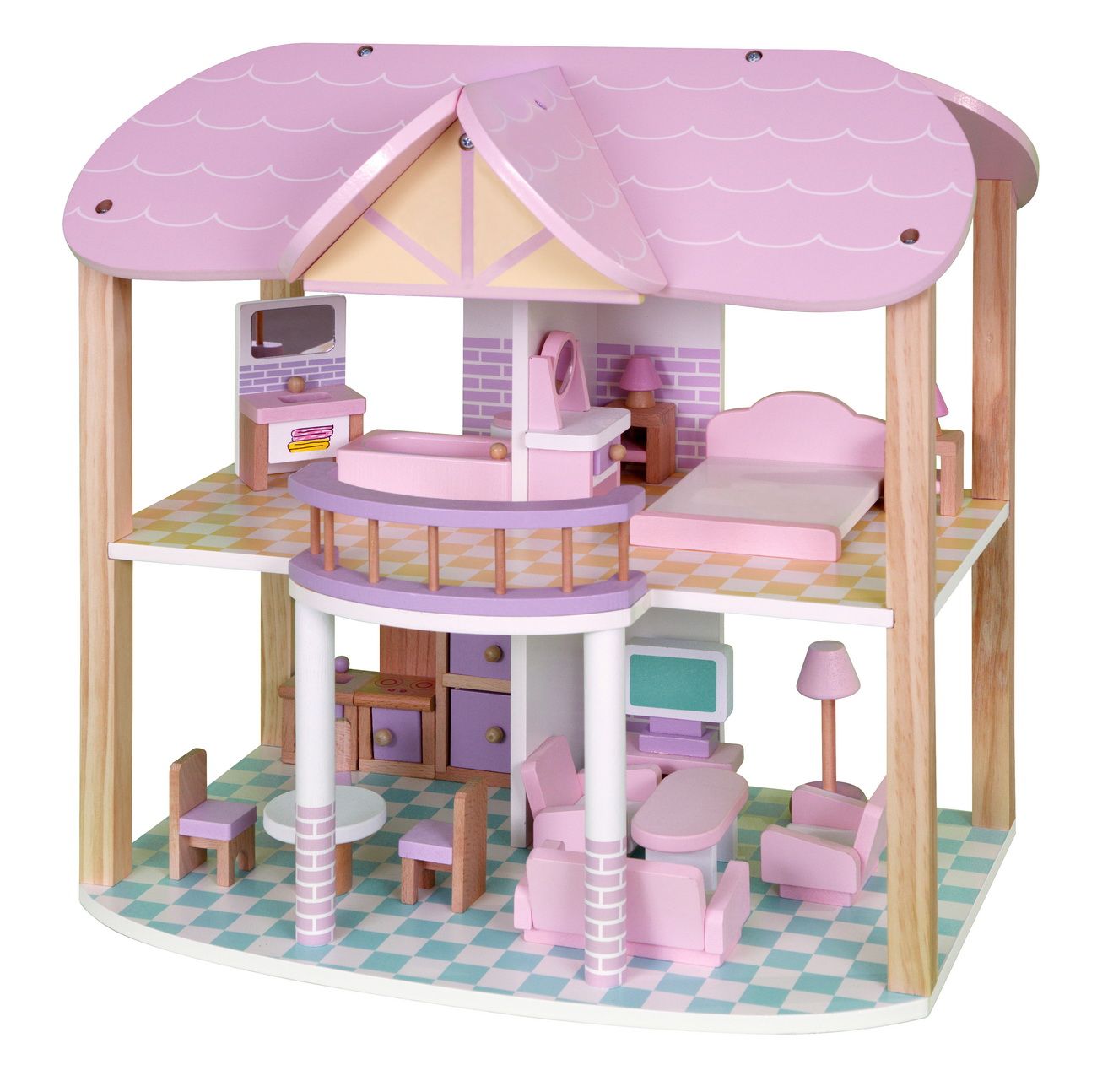 Кукольный домик Babygarden FRIENDLY COTTAGE с мебелью Артикул: BG-DH-FC