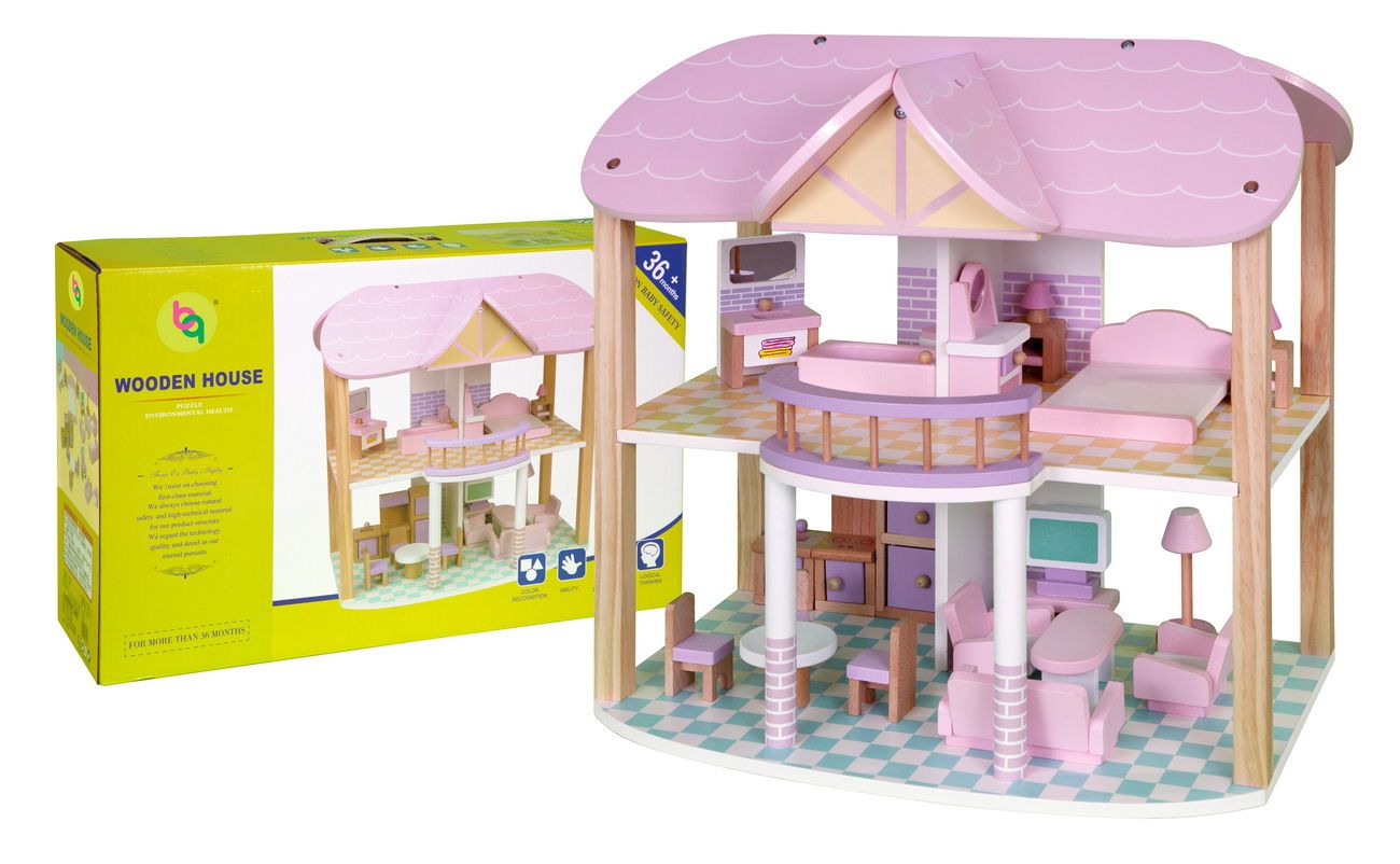 Кукольный домик Babygarden FRIENDLY COTTAGEE с мебелью Москва