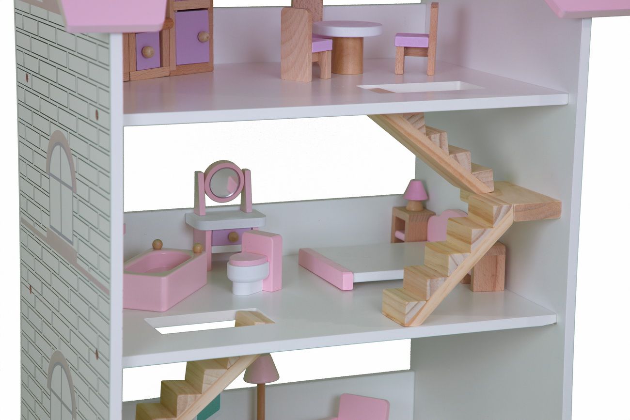 Кукольный домик Babygarden FRIENDLY HOUSE с мебелью Москва