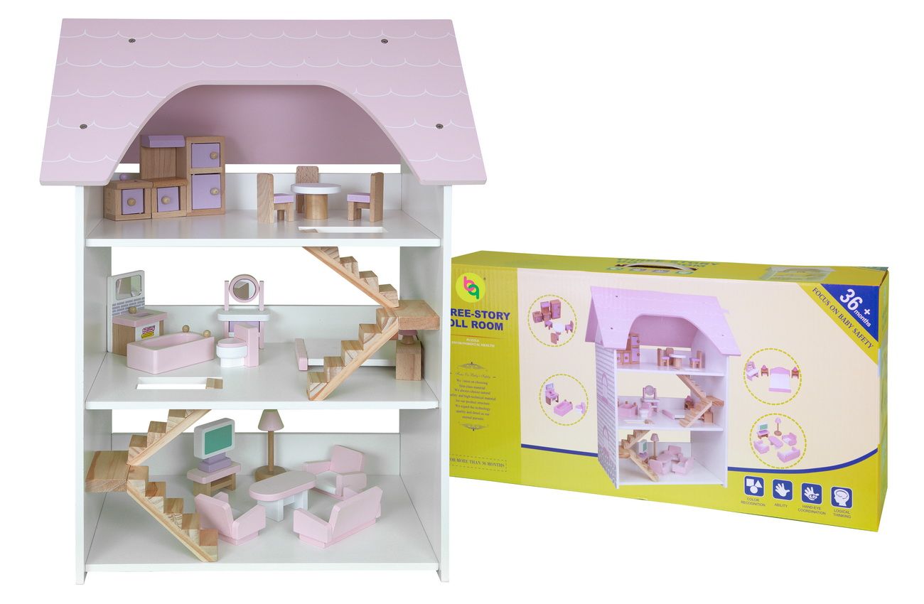 Кукольный домик Babygarden FRIENDLY HOUSE упаковка