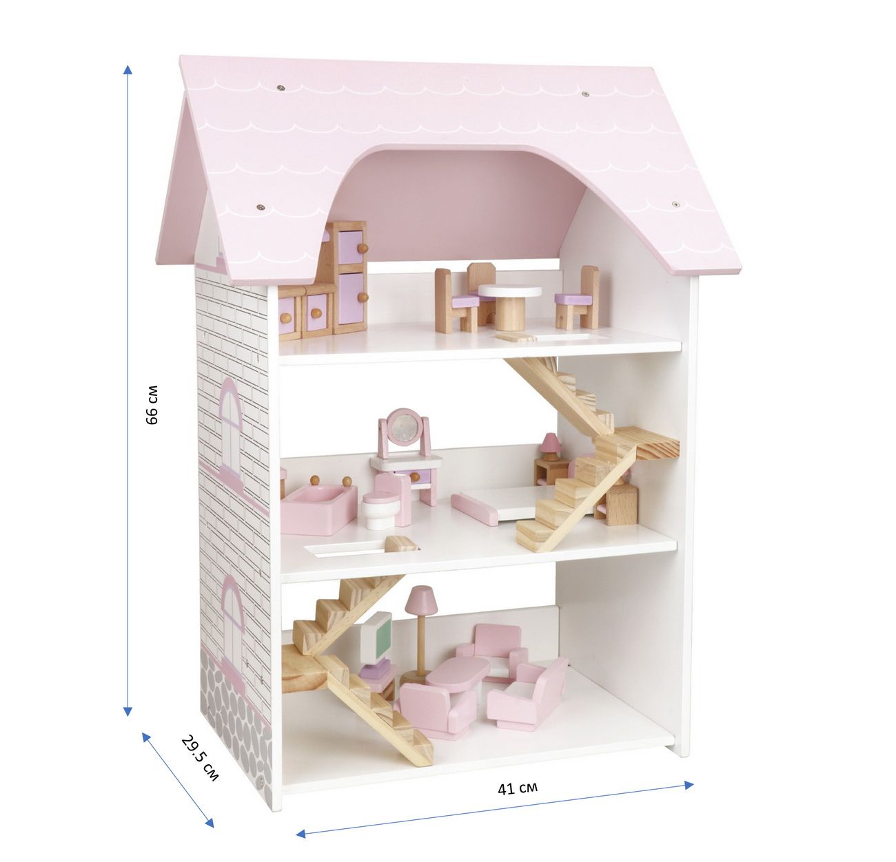 Кукольный домик Babygarden Friendly House Артикул: BG-DH-FH размеры