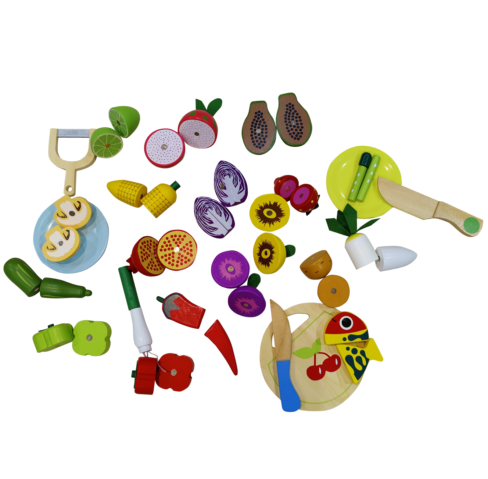 НАБОР ФРУКТОВ BABYGARDEN «МАЛЕНЬКИЙ ГУРМАН» 26 ПРЕДМЕТОВ Артикул: BG-KFR-33