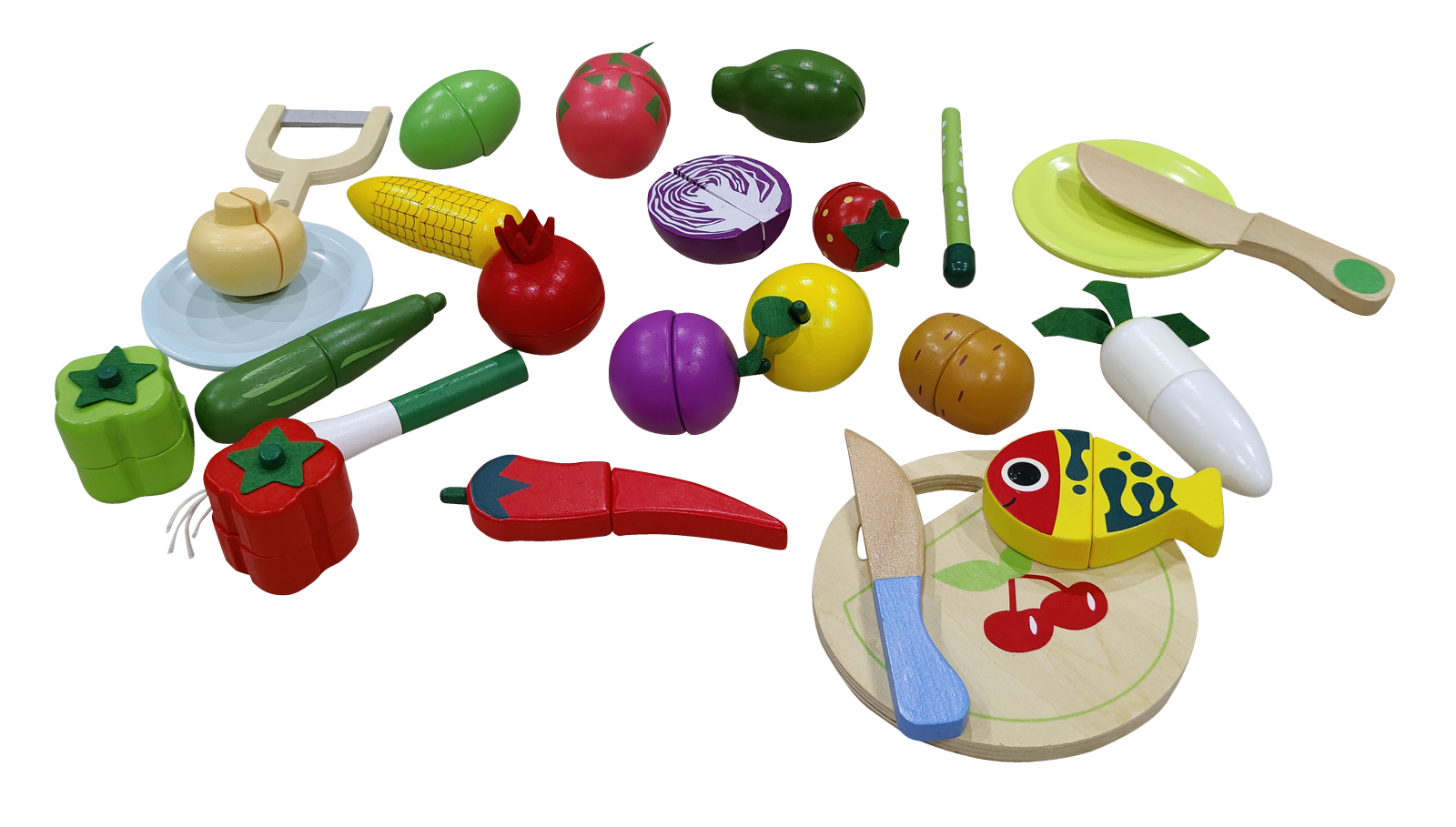 НАБОР ФРУКТОВ BABYGARDEN «МАЛЕНЬКИЙ ГУРМАН» 26 ПРЕДМЕТОВ Артикул: BG-KFR-33