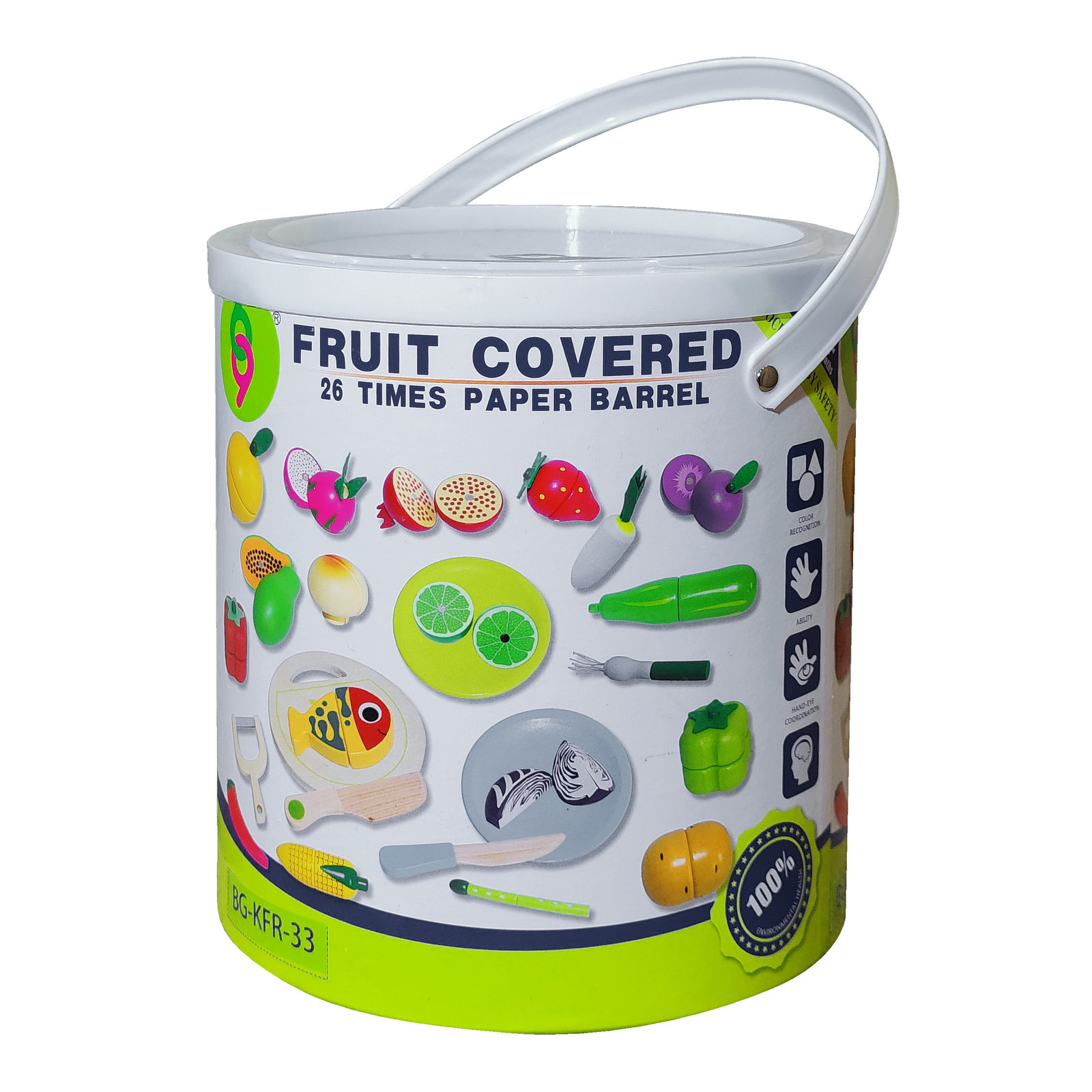 НАБОР ФРУКТОВ BABYGARDEN «МАЛЕНЬКИЙ ГУРМАН» 26 ПРЕДМЕТОВ Артикул: BG-KFR-33
