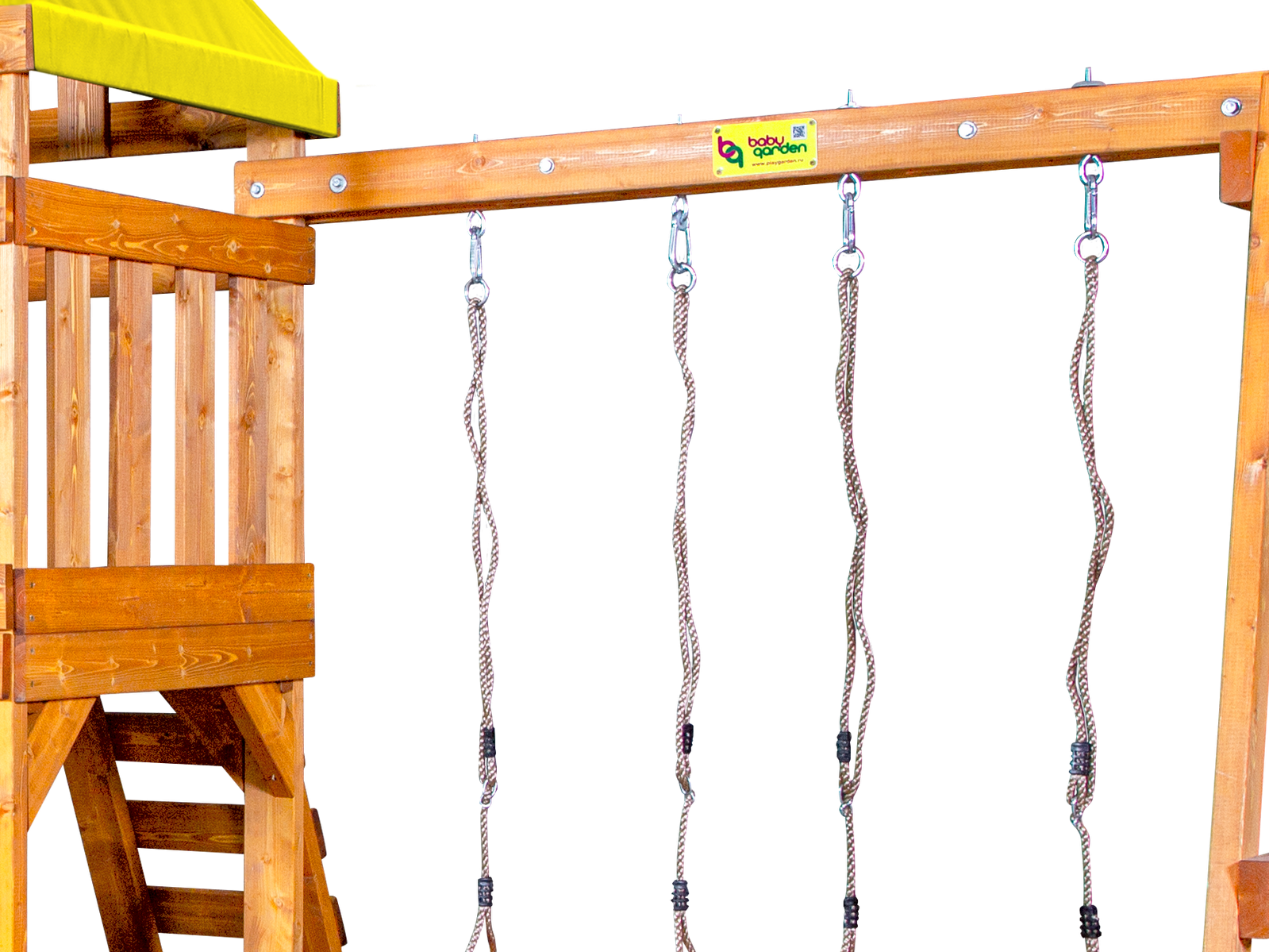 Металлические подвесы для детской площадки из дерева Babygarden Play 2 Y