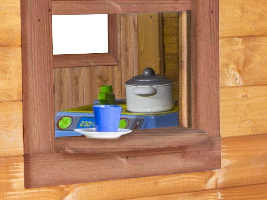 Детский домик из дерева Babygarden BG-PKG-CH01 окно